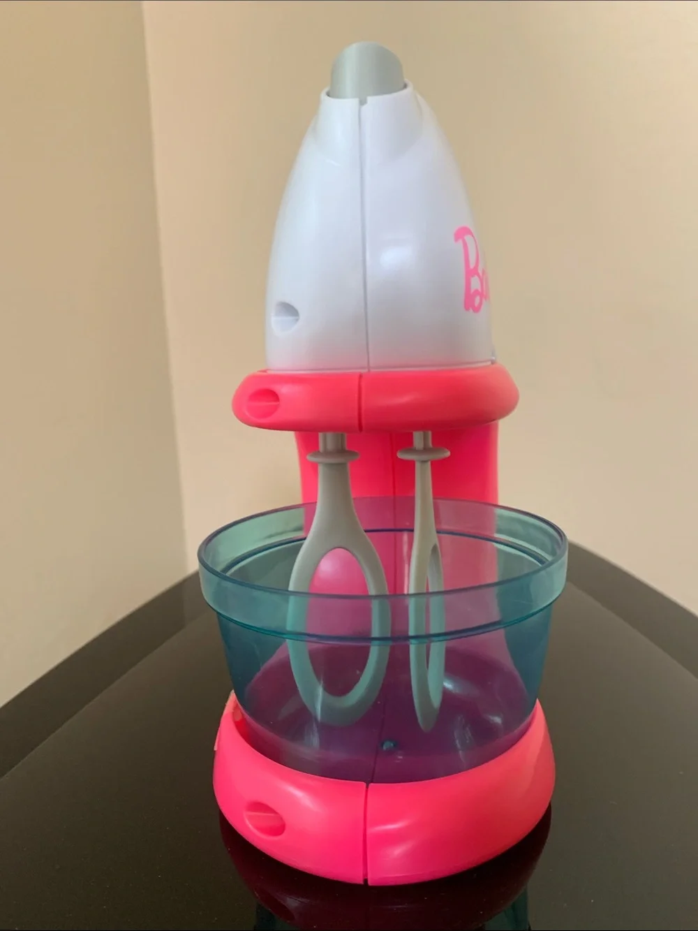 Barbie Pretend Play Kitchen Mixer with Spinning Blades and Mixing Sounds 7”